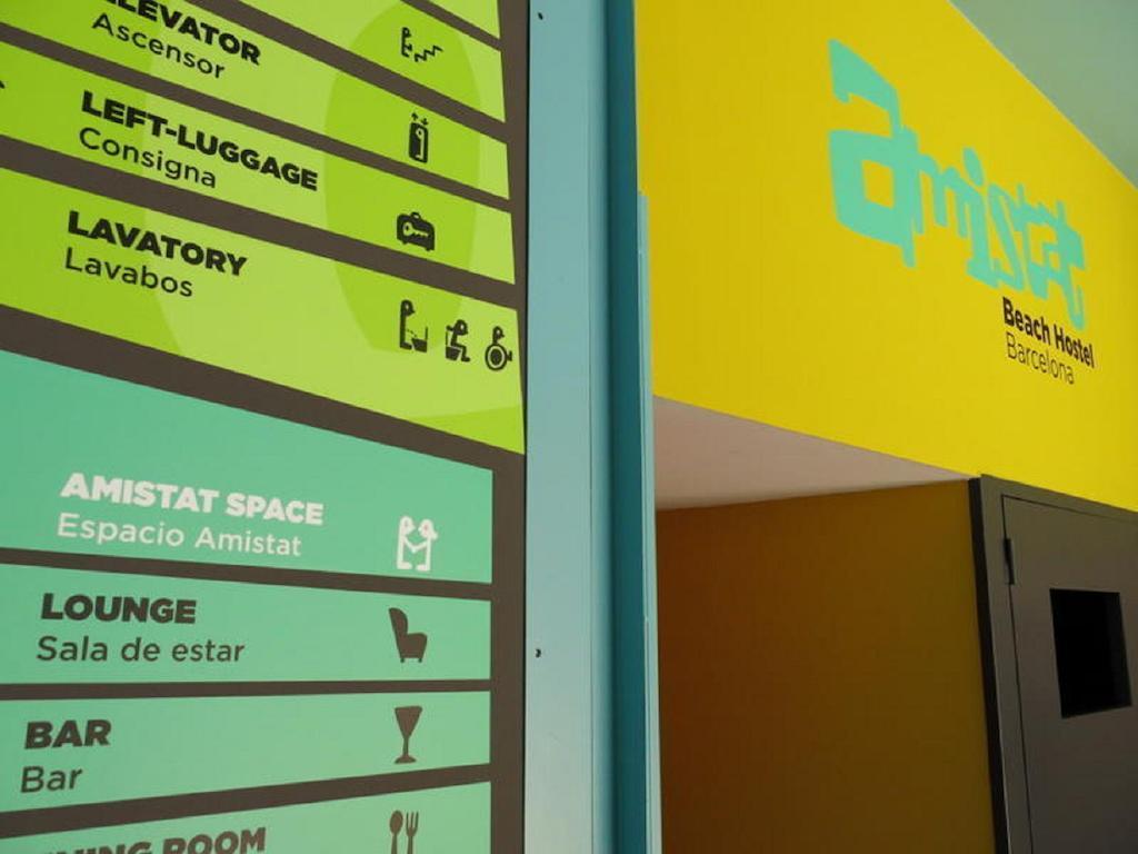 Amistat Beach Hostel Barcelona Eksteriør billede
